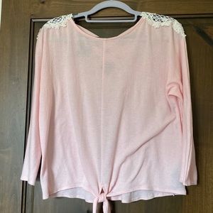 Amy Byer pink girls long sleeve